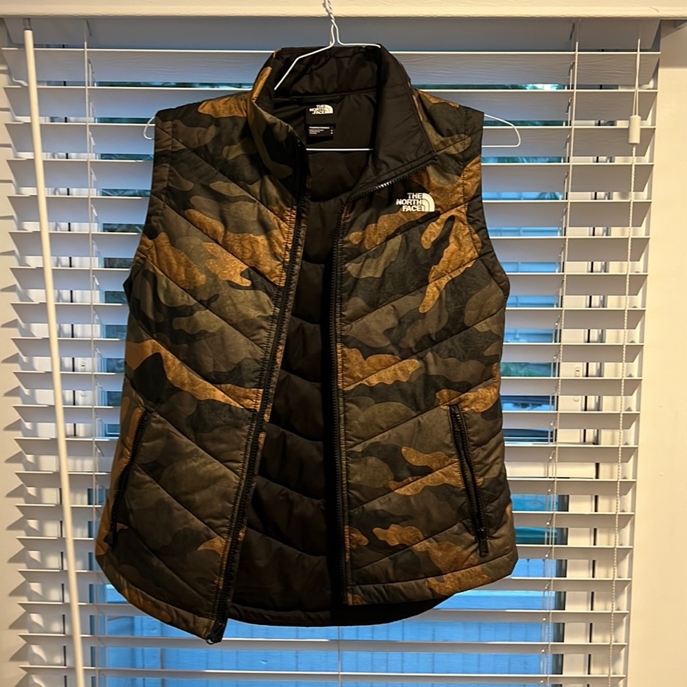 North Face Camo Vest